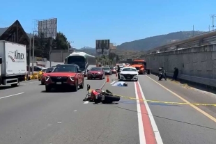 Los hechos se registraron la mañana de este sábado en el KM 42 de la carretera mexiquense