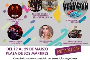 Festiva Toluca de San José 2020 promete conquistar al público