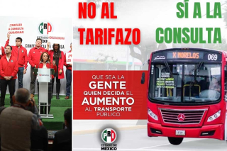PRI exige consulta ciudadana por aumento al pasaje en Edomex