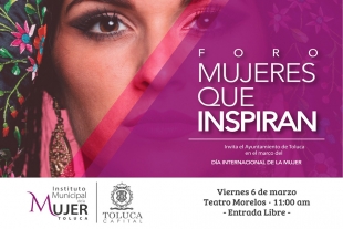 A través de foro, Toluca inspira y empodera a las mujeres