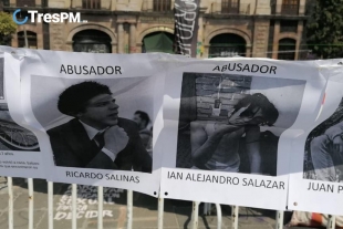 Feministas radicales denuncian a acosadores en el centro de Toluca