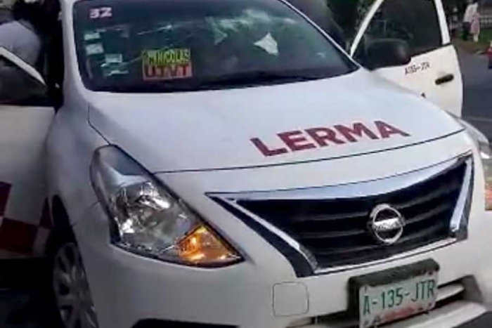 Golpean a taxista por presunto abuso sexual en Lerma