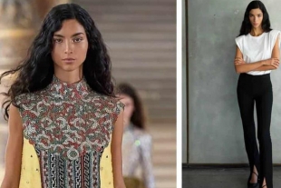 Modelo tapatía marca estilo con Louis Vuitton