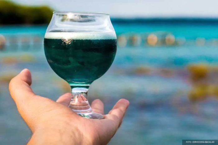 ¿Cerveza azul? Conoce esta bebida 100% artesanal y elaborada en Bacalar