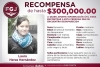 Recompensa de 300 mil pesos a quien aporte información  para localizar a Laura