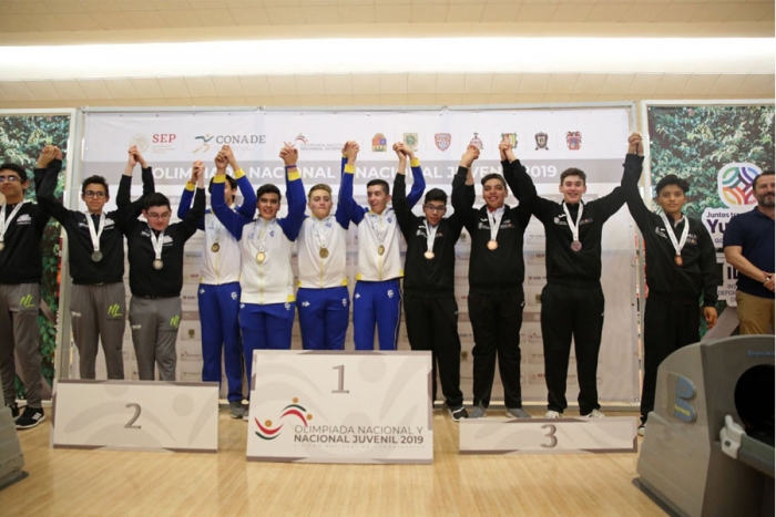 Bolichistas mexiquenses suman tres preseas de bronce en Olimpiada Nacional