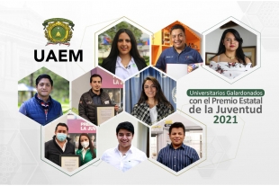 Universitarios obtienen Premio Estatal de la Juventud 2021