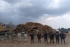 Cae cargamento de madera ilegal en operativo en Coatepec Harinas