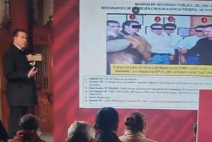 Exhibe SSPC red criminal de Genaro García Luna