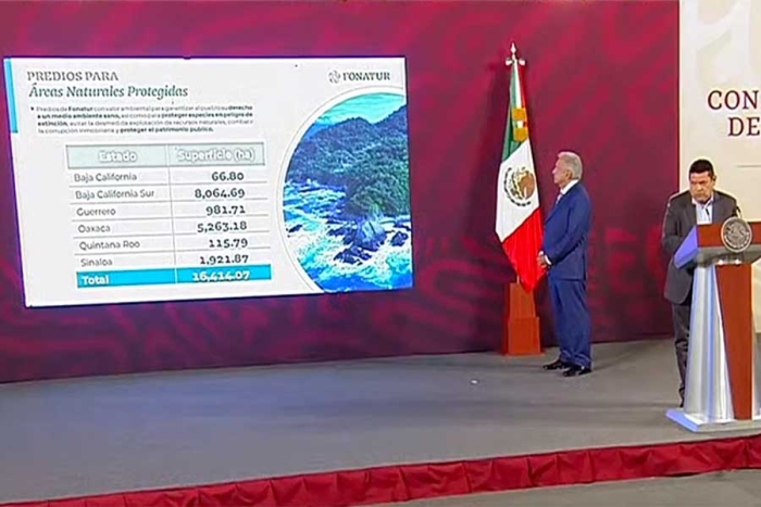 AMLO ordena protección de 16 mil hectáreas de Fonatur