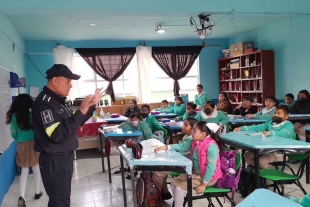 El operativo fue acordado previamente con directivos escolares