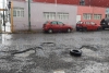 Inundadas calles de Toluca de baches