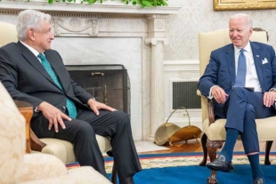 &quot;Fue un placer sentarme con López Obrador&quot;, dice Biden tras reunión en Washington