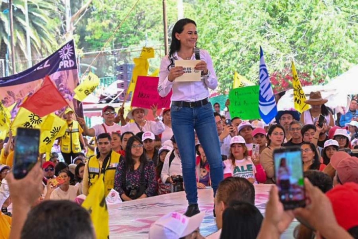 Alejandra del Moral asegura que ya alcanzó a Delfina Gómez en las preferencias electorales