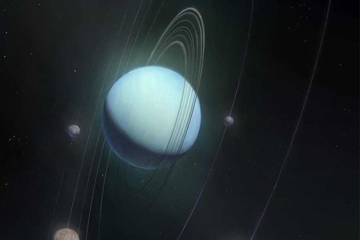 James Webb saca impresionante foto del anillado planeta Urano