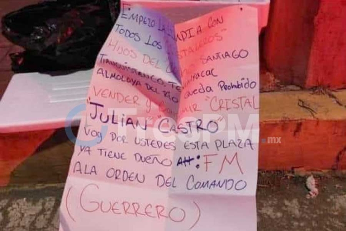 Dejan cabeza humana en Almoloya del Río