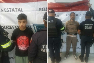 Menor y exconvicto caen tras intento de robo millonario en Metepec