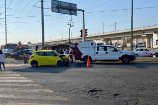 En el lugar hay cámaras de seguridad que grabaron el incidente suscitado en dirección al municipio de Zinacantepec.