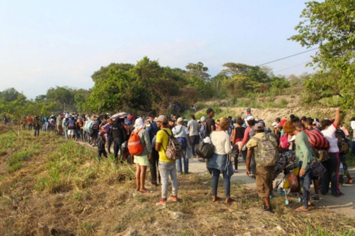 Nueva caravana migrante ingresa a México