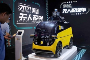 Preparan entregas a domicilio con vehículos no tripulados, en China
