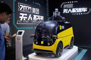 Preparan entregas a domicilio con vehículos no tripulados, en China