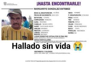 Hasta el momento, ni las autoridades locales ni las estatales han brindado detalles sobre el estado en el que fue encontrado el cuerpo