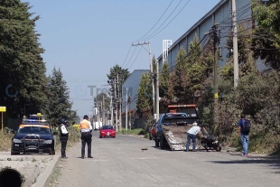 Fallece motociclista en zona industrial Lerma