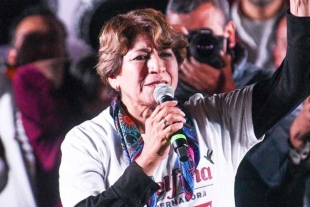 Recibe la maestra Delfina Gómez, constancia de mayoría que la acredita como gobernadora electa del Estado de México