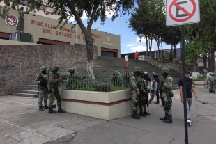 Blindan edificio de la FGJEM tras operativo en la Terminal Toluca.