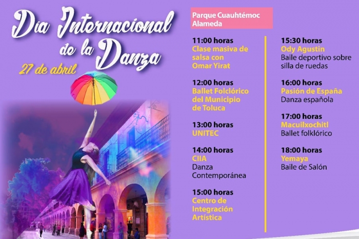 El Día Internacional de la danza llega a Toluca