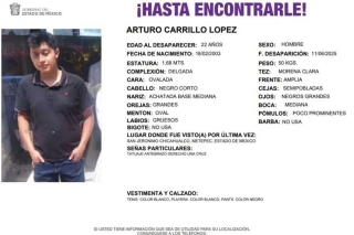 Joven de Metepec desaparece tras viajar a Guadalajara por trabajo