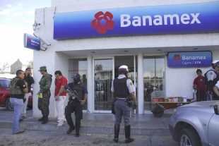 Disminuyen robos a sucursales bancarias en Edomex