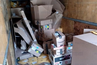 Recuperan camión de Amazon en Ecatepec