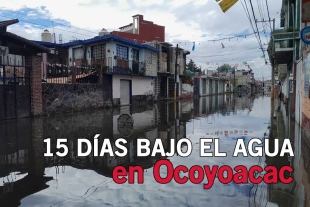 El exceso de agua provocó que los drenajes y baños colapsaran