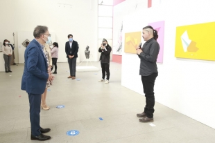 Alfredo Barrera inauguró XIX Salón Anual de Facultad de Artes