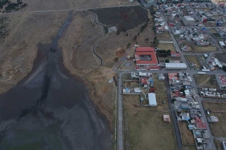 Sequía afecta Laguna del Parque Sierra Morelos en Toluca