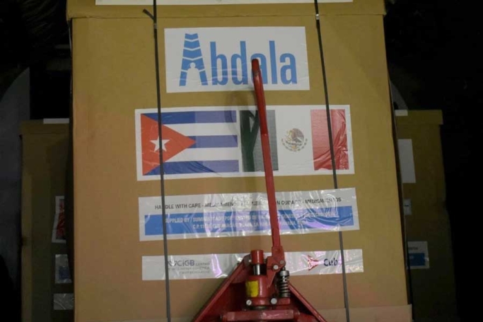 Arriba a México primer embarque de vacuna anticovid cubana Abdala