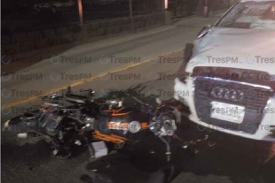 Fallece pareja de motociclistas en Las Torres Metepec