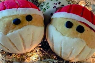¿Ya las probaste? Las conchaclaus, el pan de dulce de la Navidad