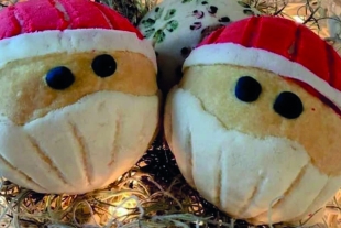 ¿Ya las probaste? Las conchaclaus, el pan de dulce de la Navidad