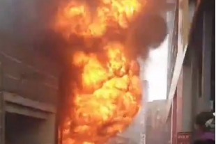 Explosión provoca fuerte incendio en Metro de Londres