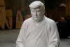 Venden estatuas de Trump para la “buena suerte”