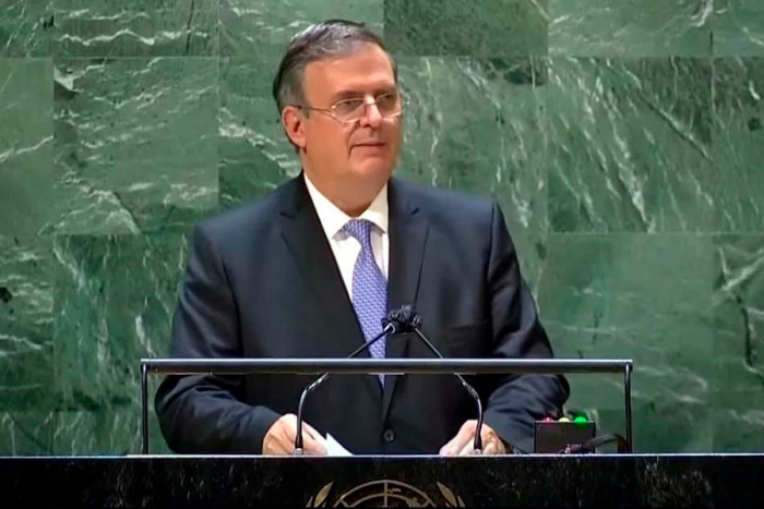 Insiste Marcelo Ebrard ante la ONU terminar con el bloqueo a Cuba