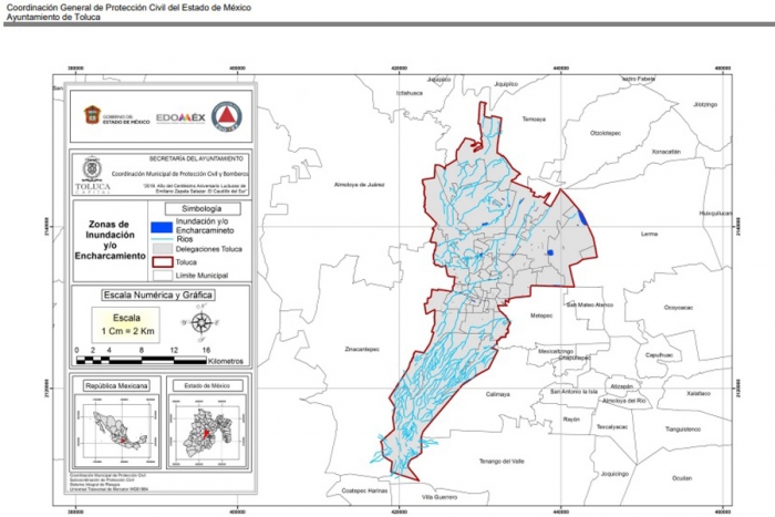 Publica Toluca el Atlas de Riesgo municipal
