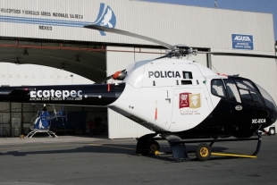 Rentan helicóptero en Ecatepec para combatir delincuencia