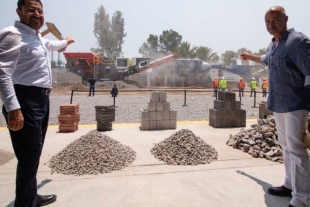 Vale la pena mencionar que el cascajo utilizado vendrá, principalmente, de la Laguna San Gregorio Atlapulco