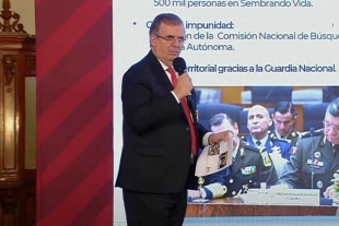México decomisa hoy más cocaína que EU, dice Ebrard tras reunión de seguridad en Washington