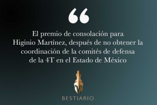¿Premio de consolación para Higinio?