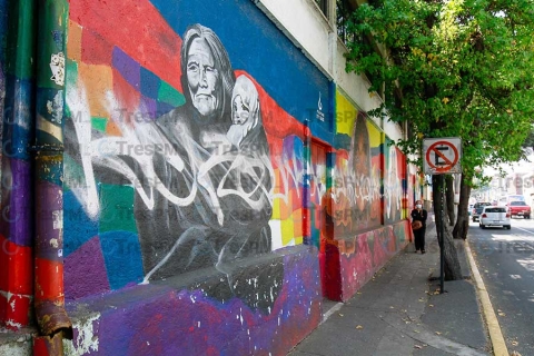 Murales urbanos adornan calles de Toluca