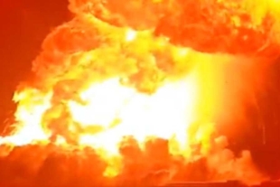 Cohete Starship explota esta noche, durante prueba de rutina.